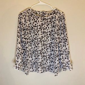 Loft Cheetah Blouse
